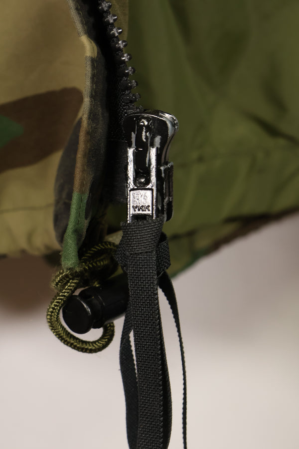 1990 Contract U.S. Army ECWCS 1st Generation Gore-Tex Parka, Woodland Camo, X-Large, Regular Fit, Used