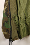 1990 Contract U.S. Army ECWCS 1st Generation Gore-Tex Parka, Woodland Camo, X-Large, Regular Fit, Used
