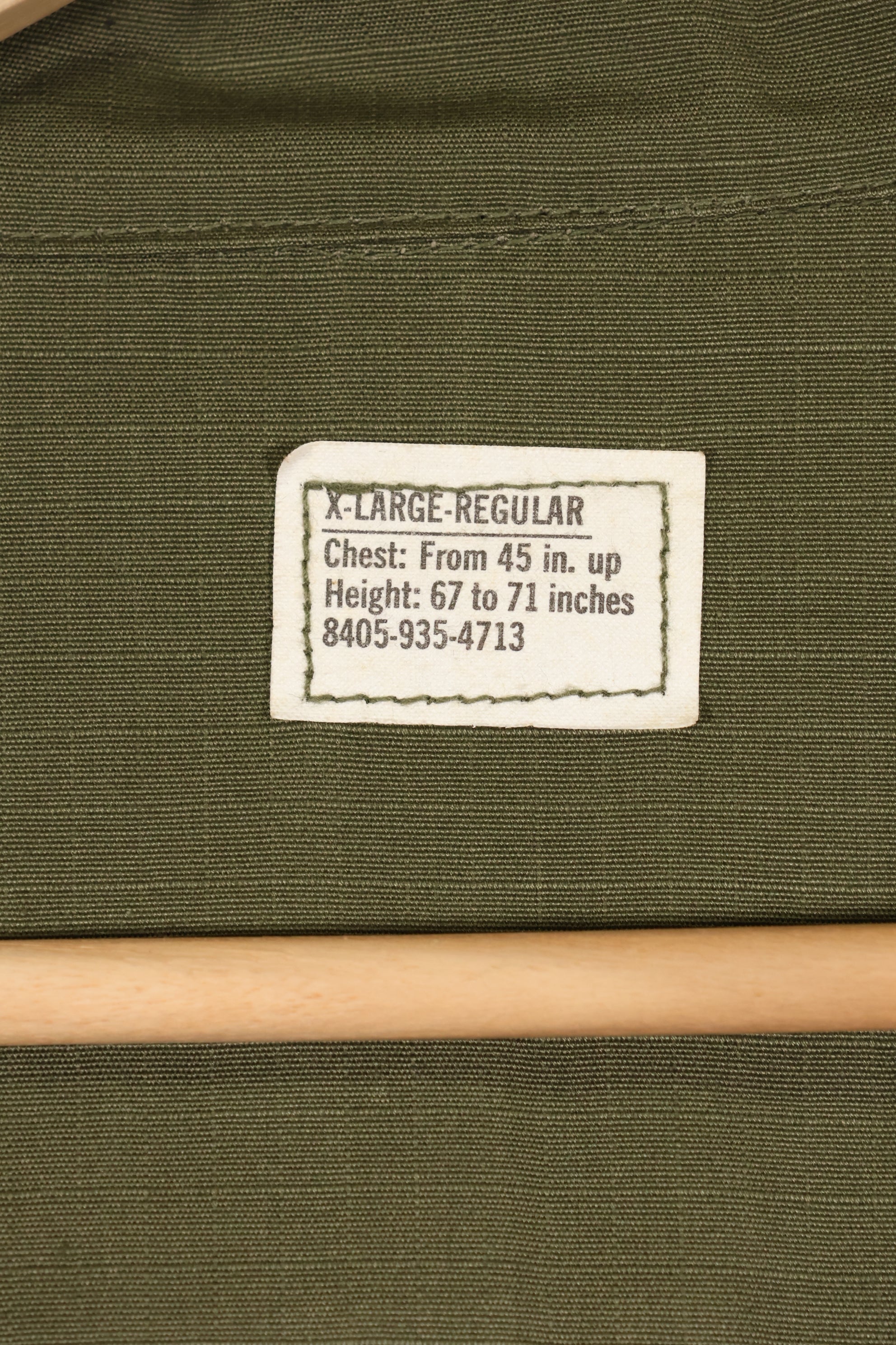 Actual 1970 X-L-R Deadstock 4th Model Jungle Fatigue Jacket B