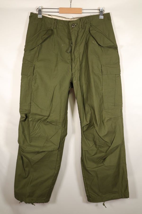 1974年契約　M-R　アメリカ軍　M65 フィールドパンツ　状態良い