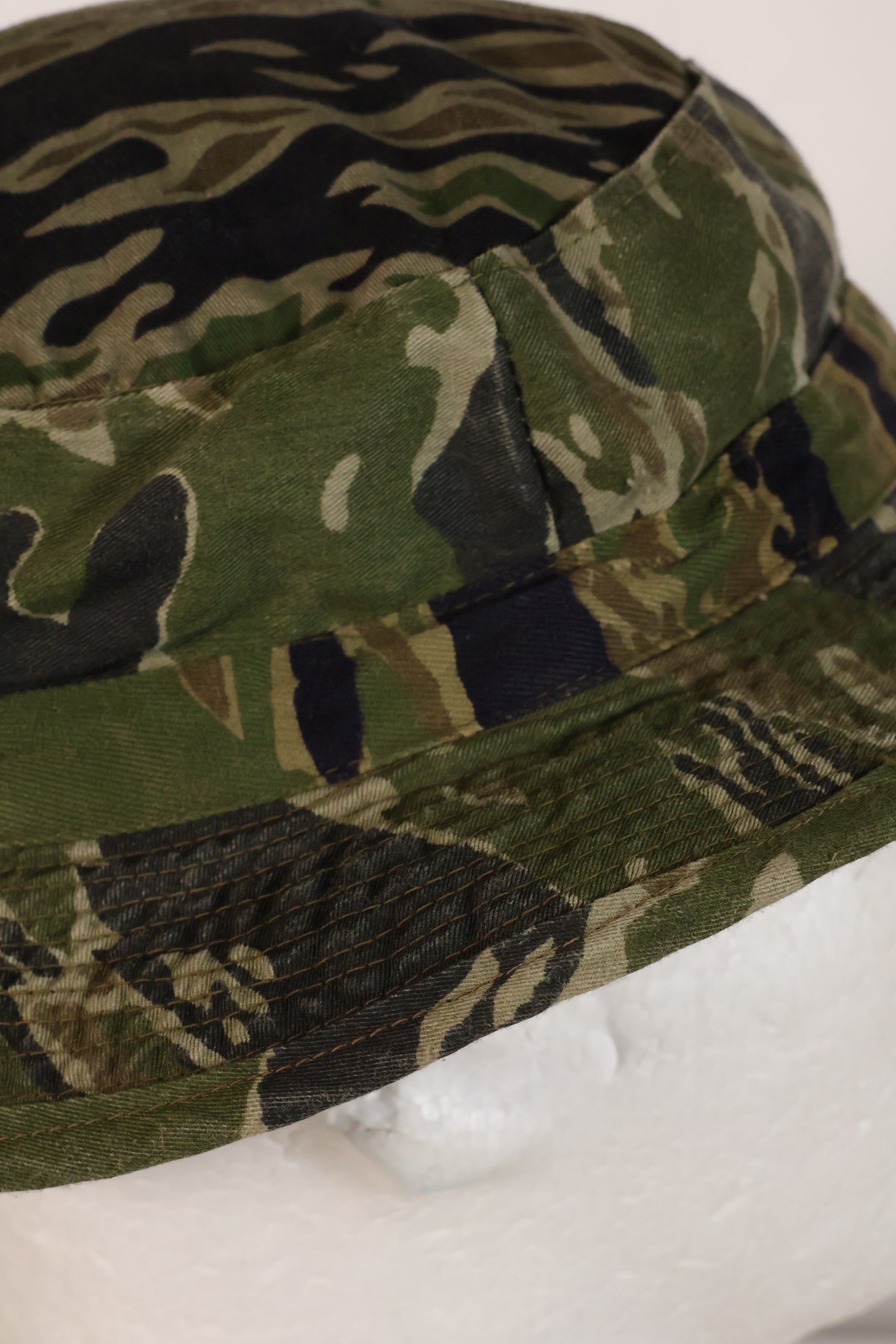 Late 1960's Late War Pattern CIDG Pattern Locally Made Booney Hat Used