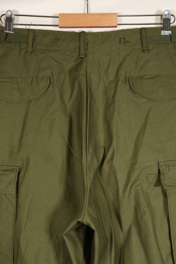 1974年契約　M-R　アメリカ軍　M65 フィールドパンツ　状態良い