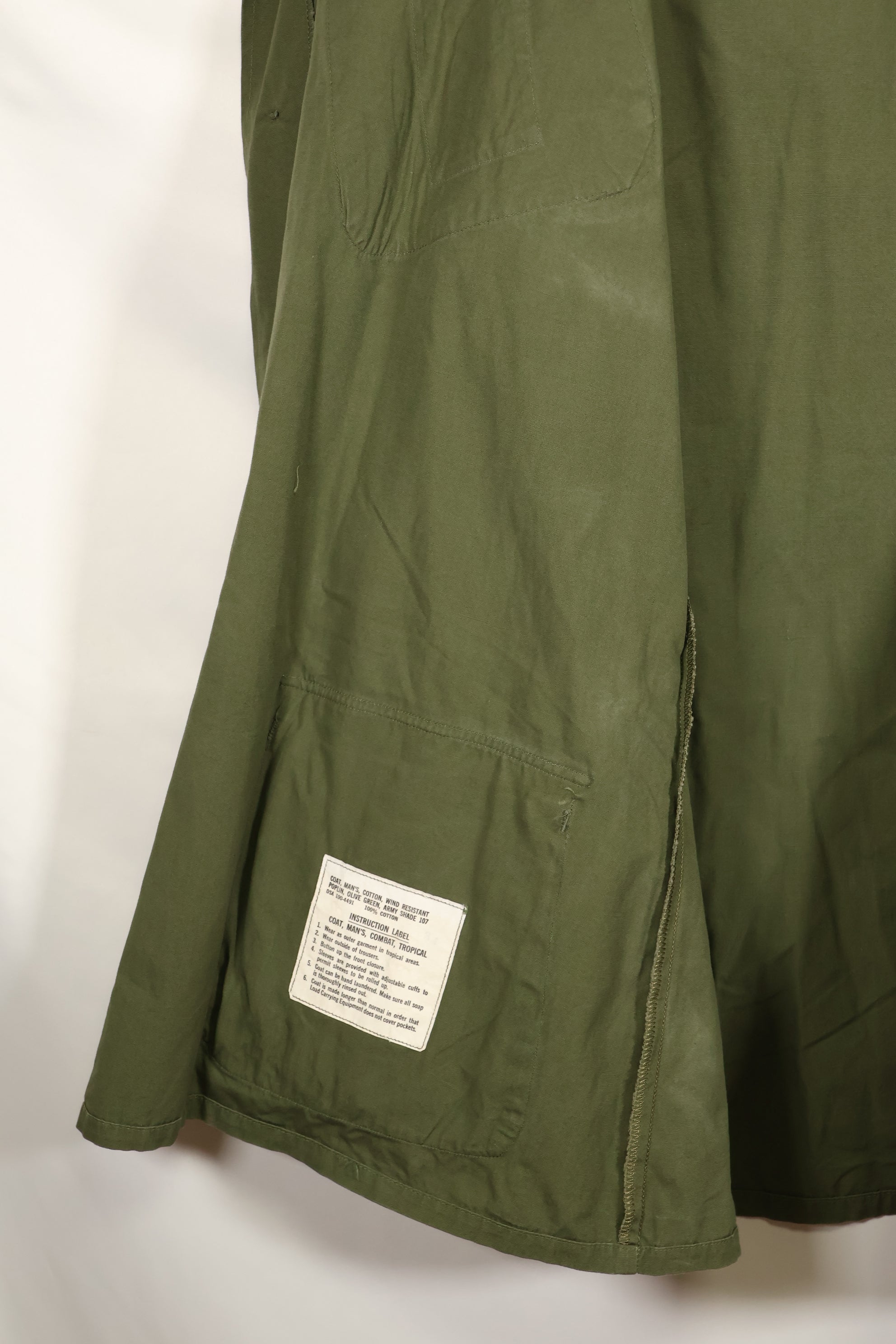 Real 1966-67 X-L-R 3rd Model Jungle Fatigue Jacket in good condition.