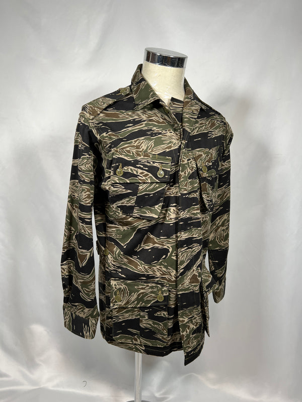 [Delivery in early March 2024]  MILITARIA 1911 Silver Tiger Stripe 1st Model Jungle Fatigue Jacket MADE IN JAPAN