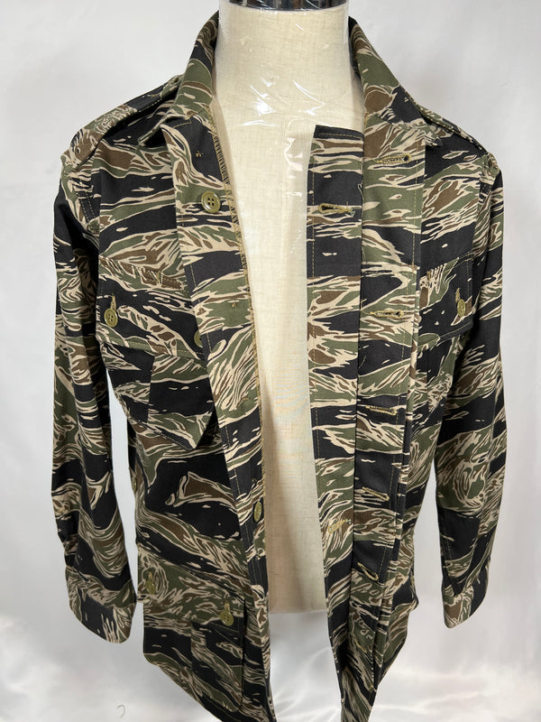 30% OFF [Delivery in early March 2024]  MILITARIA 1911 Silver Tiger Stripe 1st Model Jungle Fatigue Jacket MADE IN JAPAN