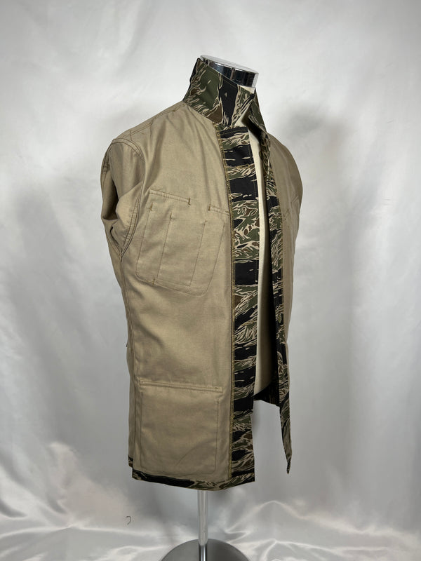 30% OFF [Delivery in early March 2024]  MILITARIA 1911 Silver Tiger Stripe 1st Model Jungle Fatigue Jacket MADE IN JAPAN