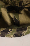 1960s Okinawa Tiger Pattern Locally Made Fishing Hat, Used