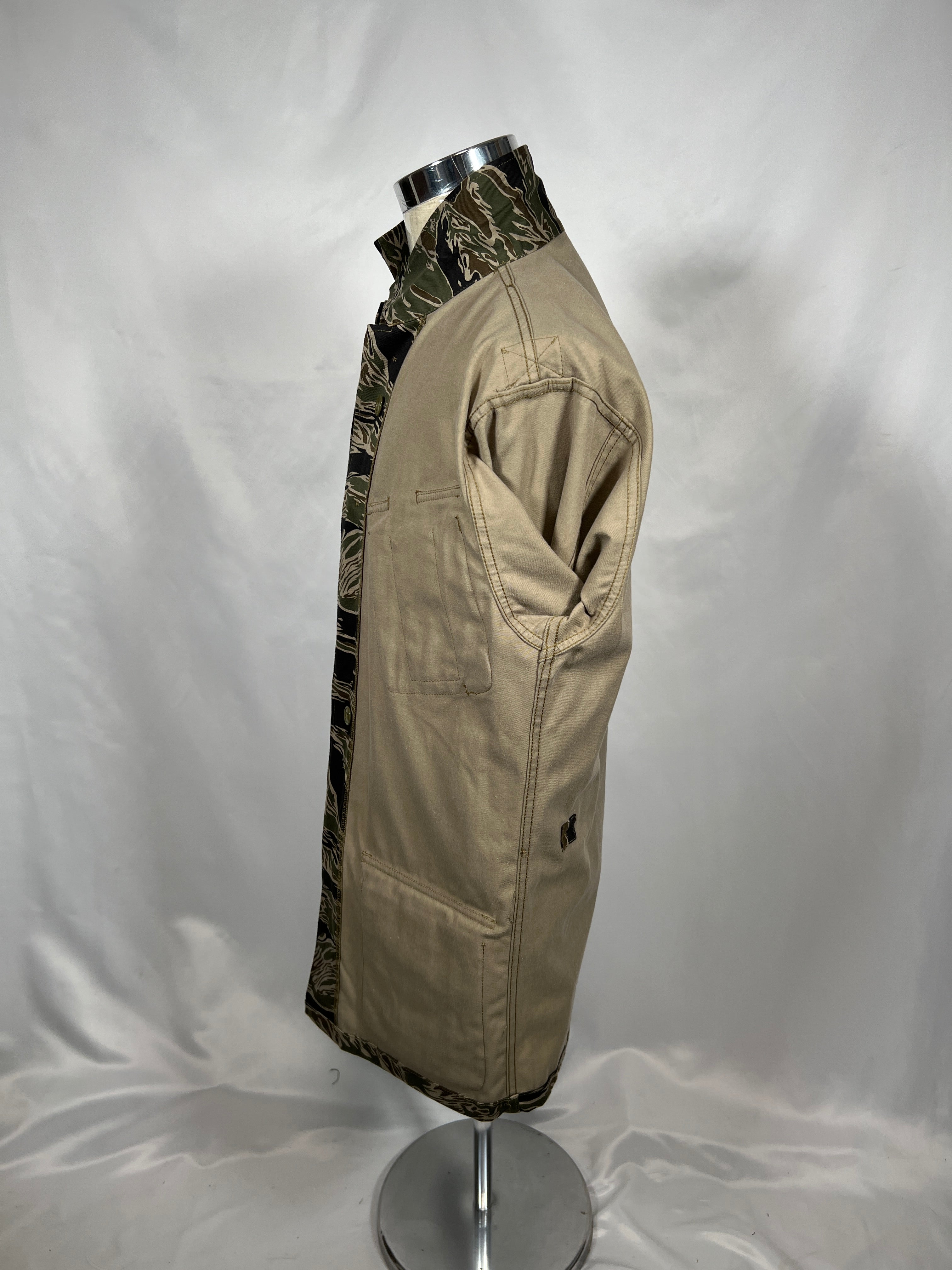 [Delivery in early March 2024]  MILITARIA 1911 Silver Tiger Stripe 1st Model Jungle Fatigue Jacket MADE IN JAPAN