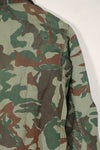 Real Japan Ground Self-Defense Force 1980's Kumazasa Camouflage Jacket, Used, Scratches