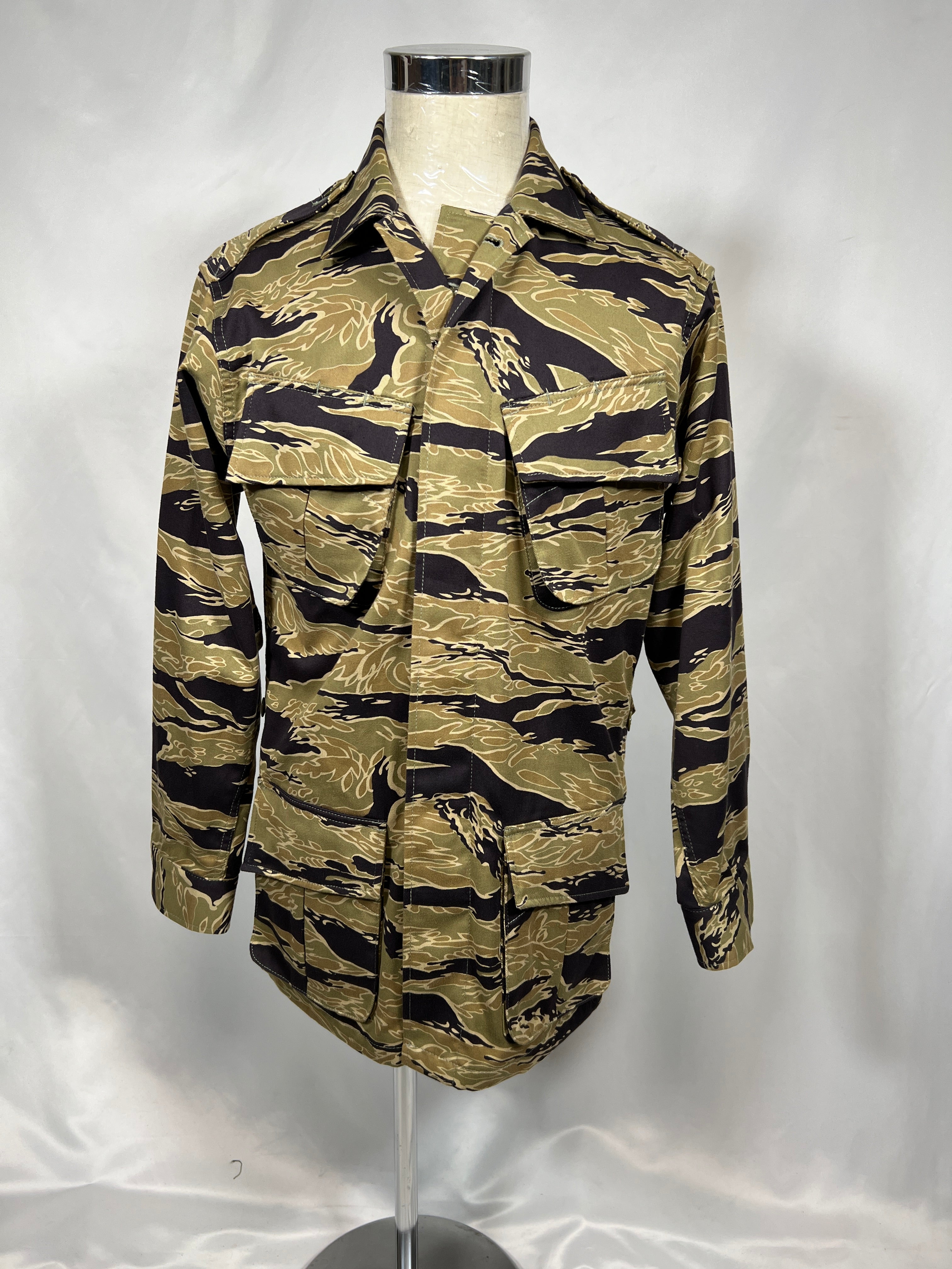 30% OFF [Delivery in early March 2024]  MILITARIA 1911 Gold Tiger Stripe 2nd Model Jungle Fatigue Jacket MADE IN JAPAN