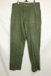 1960's lot OG-107 utility pants, baker pants, no size tag, used.