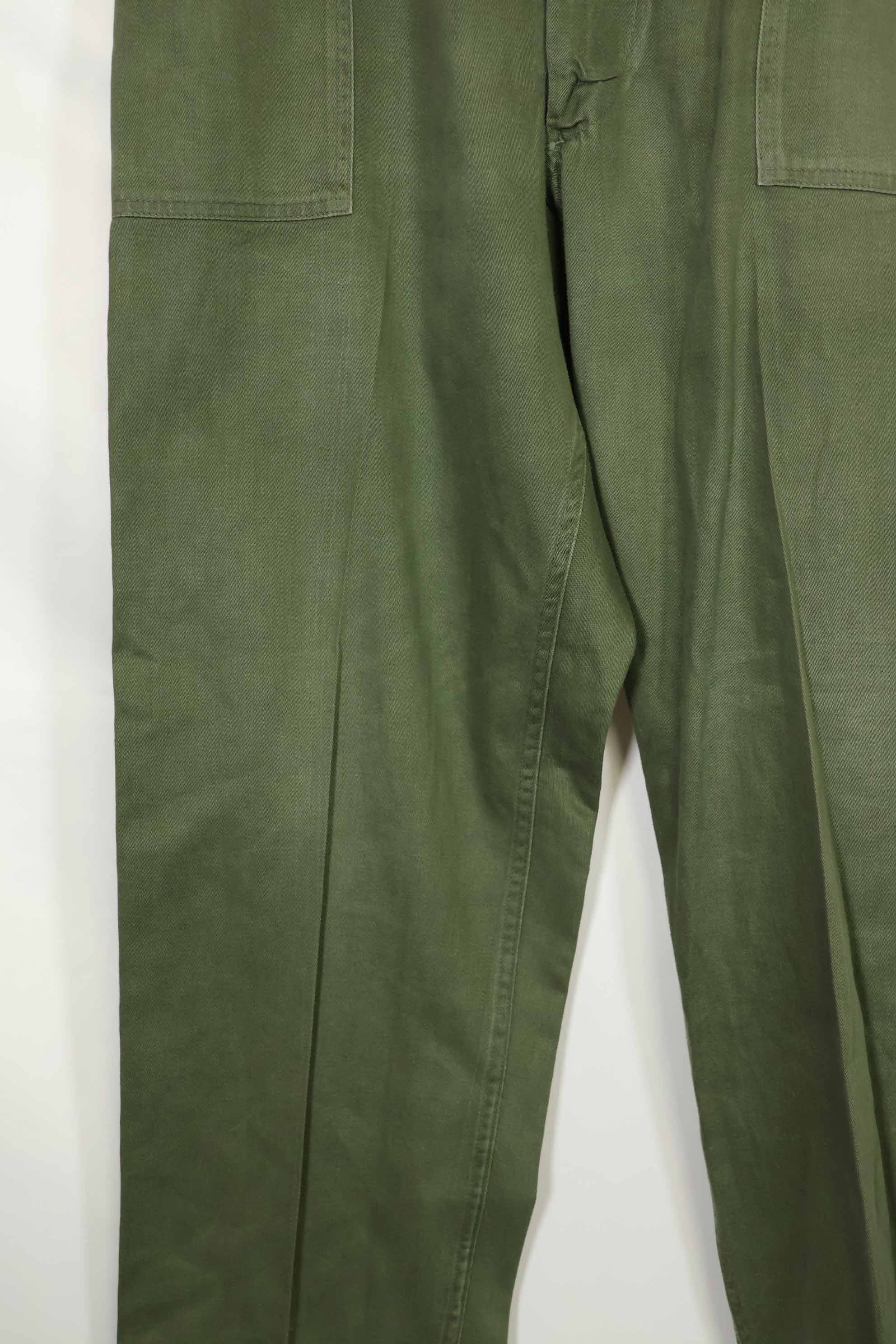 1960's lot OG-107 utility pants, baker pants, no size tag, used.