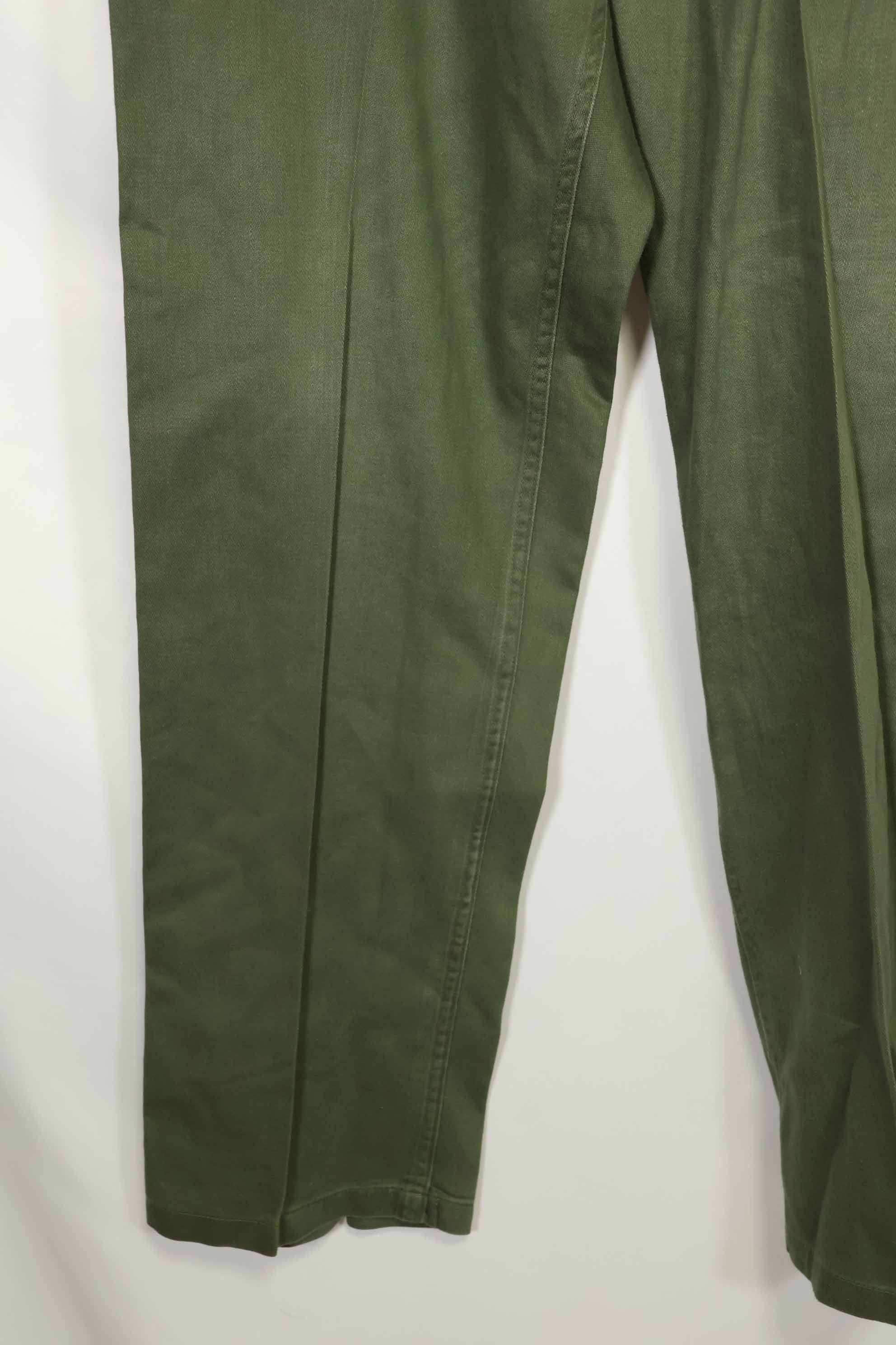 1960's lot OG-107 utility pants, baker pants, no size tag, used.