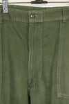 1960's lot OG-107 utility pants, baker pants, no size tag, used.