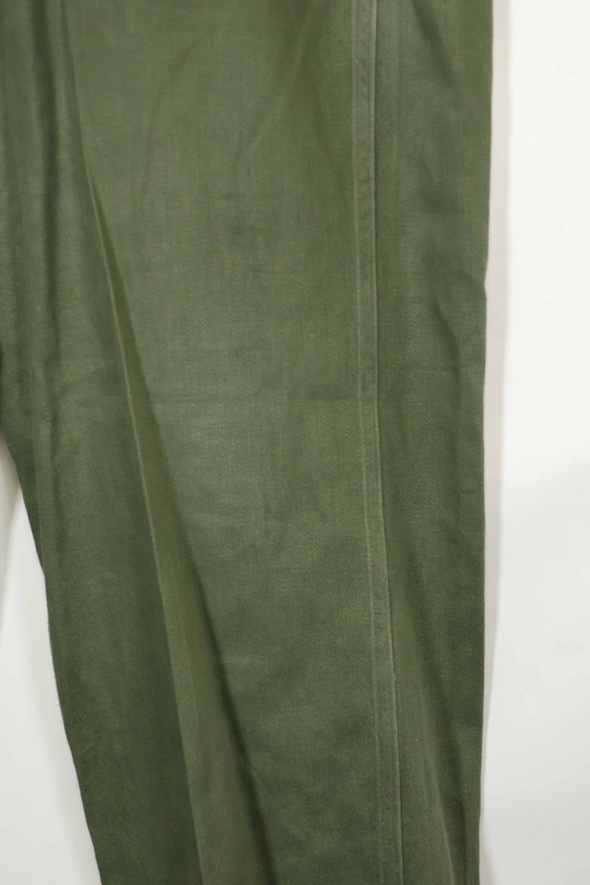 1960's lot OG-107 utility pants, baker pants, no size tag, used.