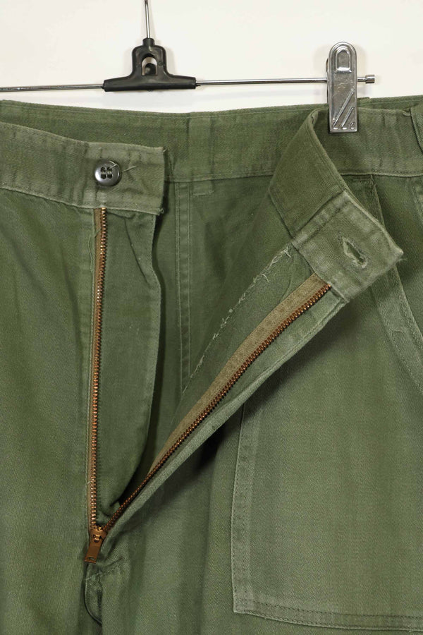 1960's lot OG-107 utility pants, baker pants, no size tag, used.