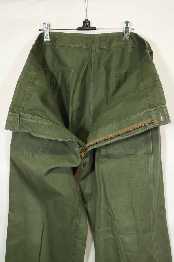 1960's lot OG-107 utility pants, baker pants, no size tag, used.
