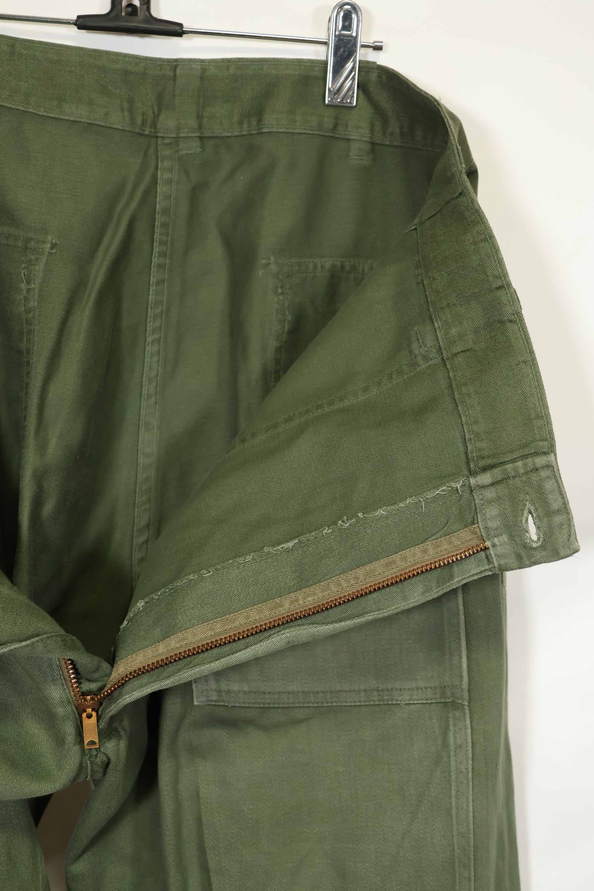 1960's lot OG-107 utility pants, baker pants, no size tag, used.