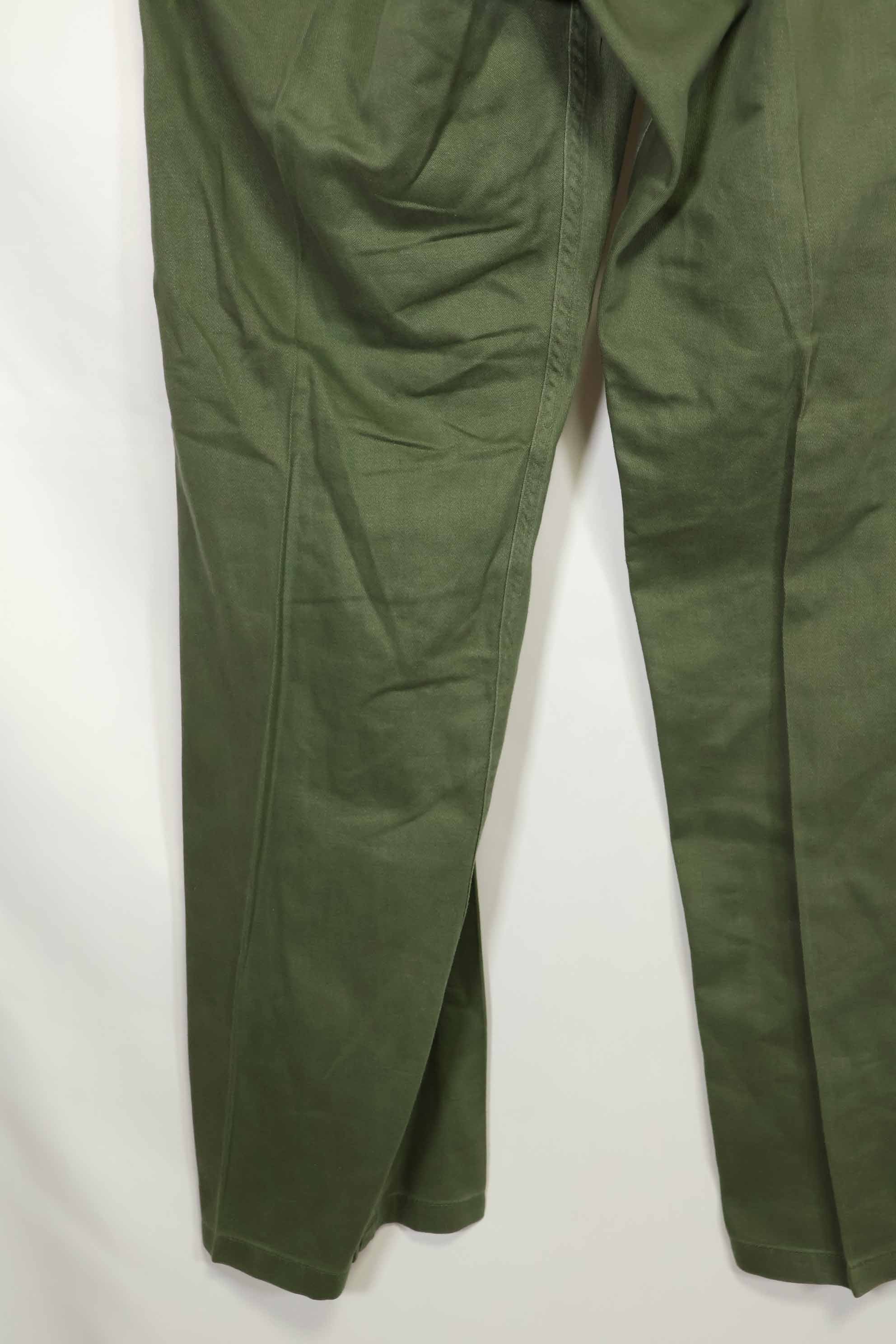 1960's lot OG-107 utility pants, baker pants, no size tag, used.