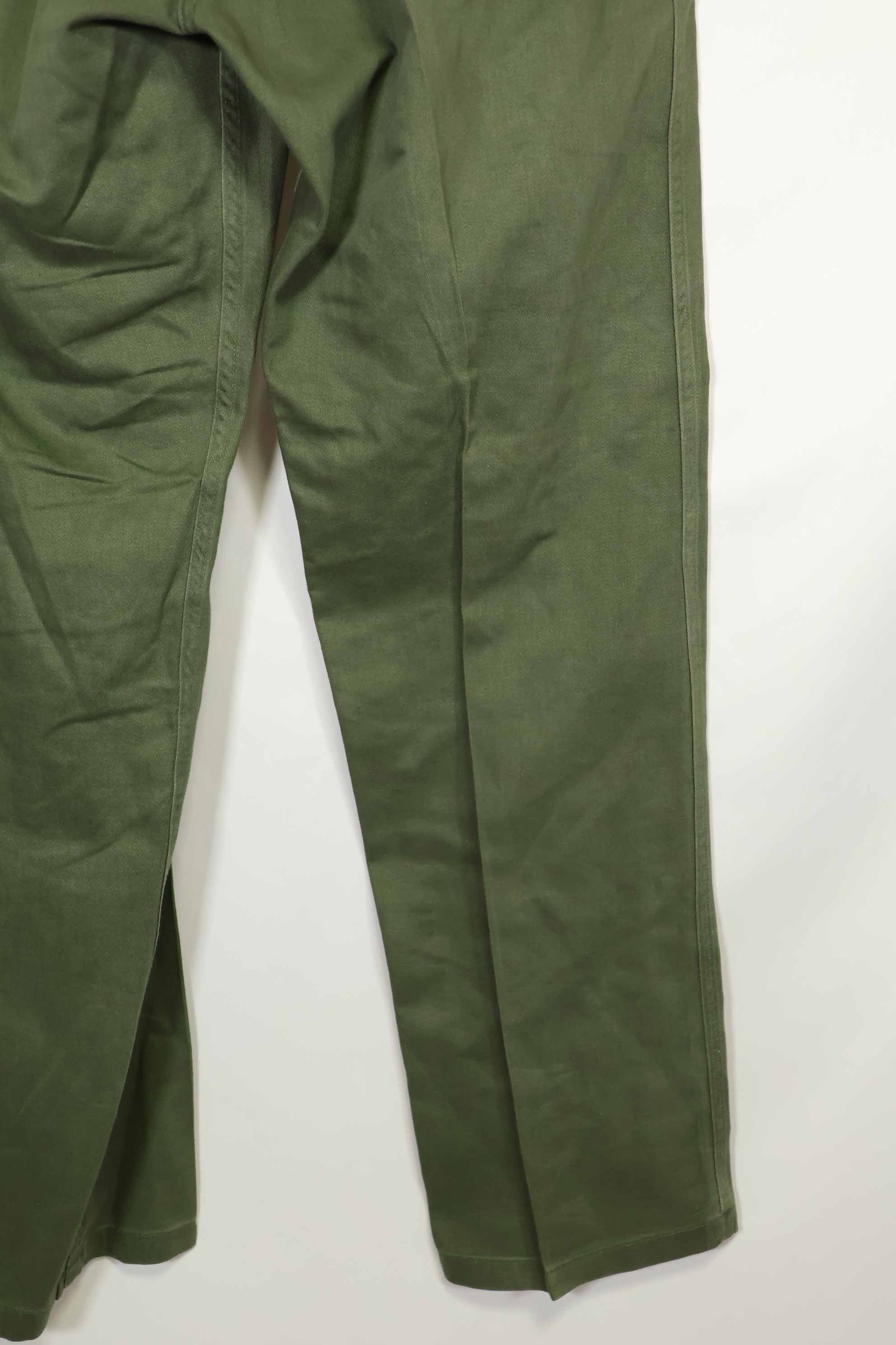 1960's lot OG-107 utility pants, baker pants, no size tag, used.