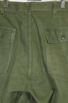 1960's lot OG-107 utility pants, baker pants, no size tag, used.