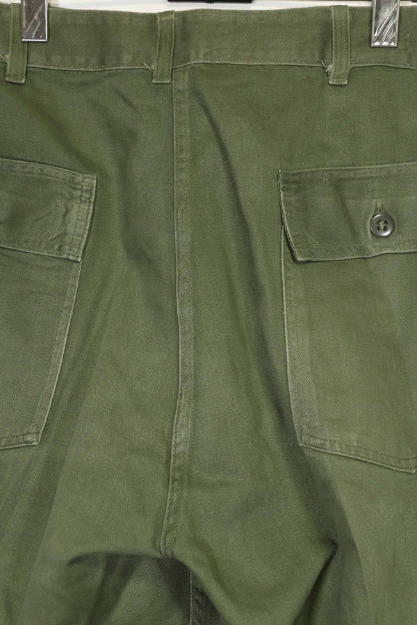 1960's lot OG-107 utility pants, baker pants, no size tag, used.