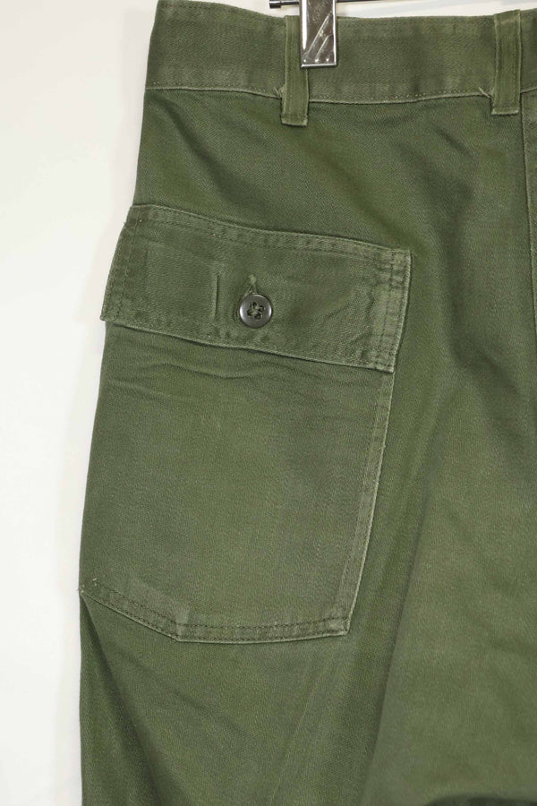 1960's lot OG-107 utility pants, baker pants, no size tag, used.