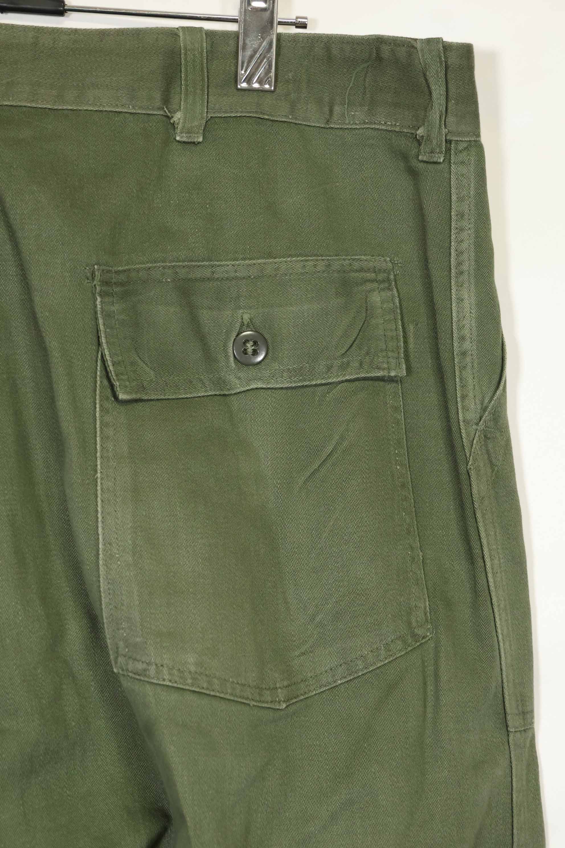 1960's lot OG-107 utility pants, baker pants, no size tag, used.