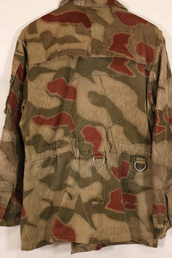 Real 1970s West German Border Guard BGS Water Camouflage Jacket, used.