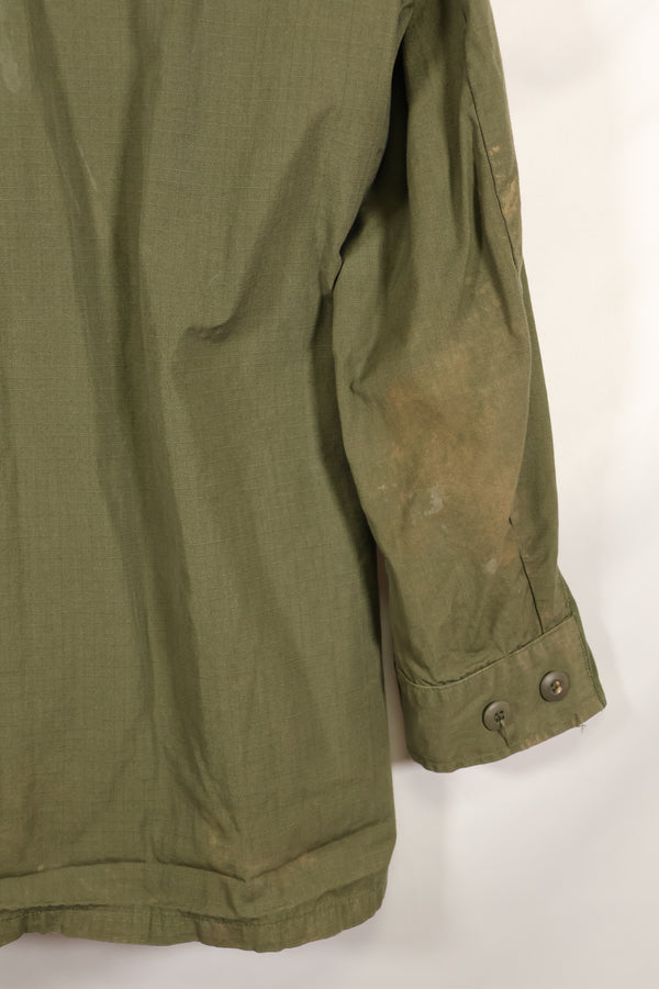 1968 Contract M-R Ripstop 4th Model Jungle Fatigue Jacket Used