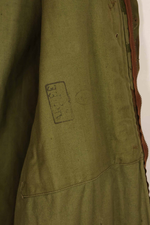 Real French Army Indochina War Lizard Camouflage TAP 47/54 Airborne Jacket Used