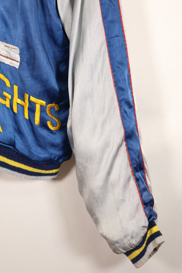 1950s U.S. Air Force 17th Bomb Wing Black Knights Korea Tour Jacket Used