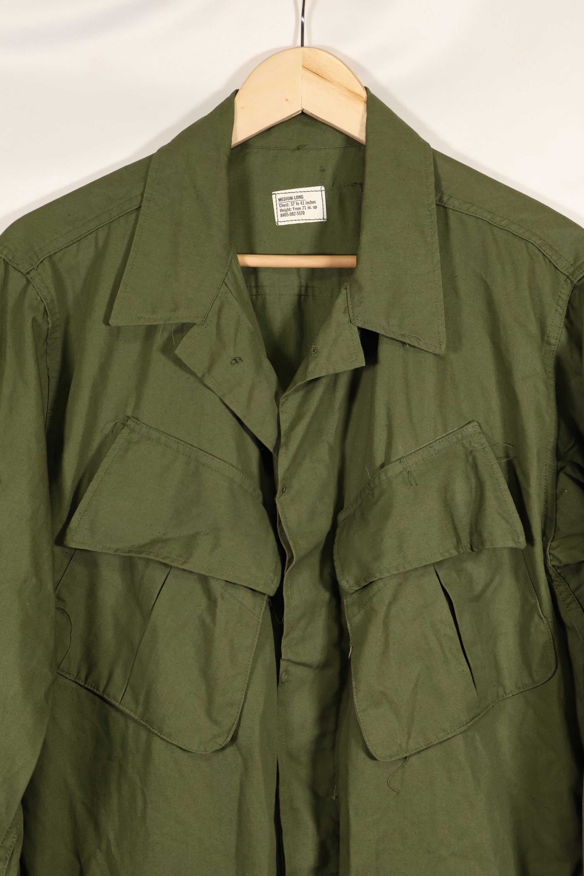 Circa 1967 M-L Deadstock 3rd Model Jungle Fatigue Jacket Non Rip