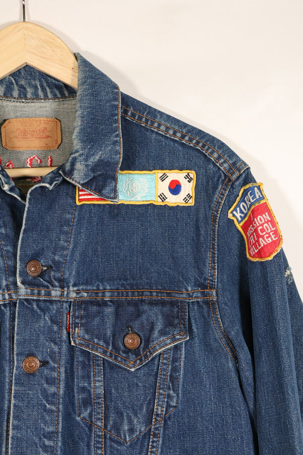 Late 1970s, U.S. Air Force The 12th Commandment Tour Jacket, Levis 70505 Big E, Used