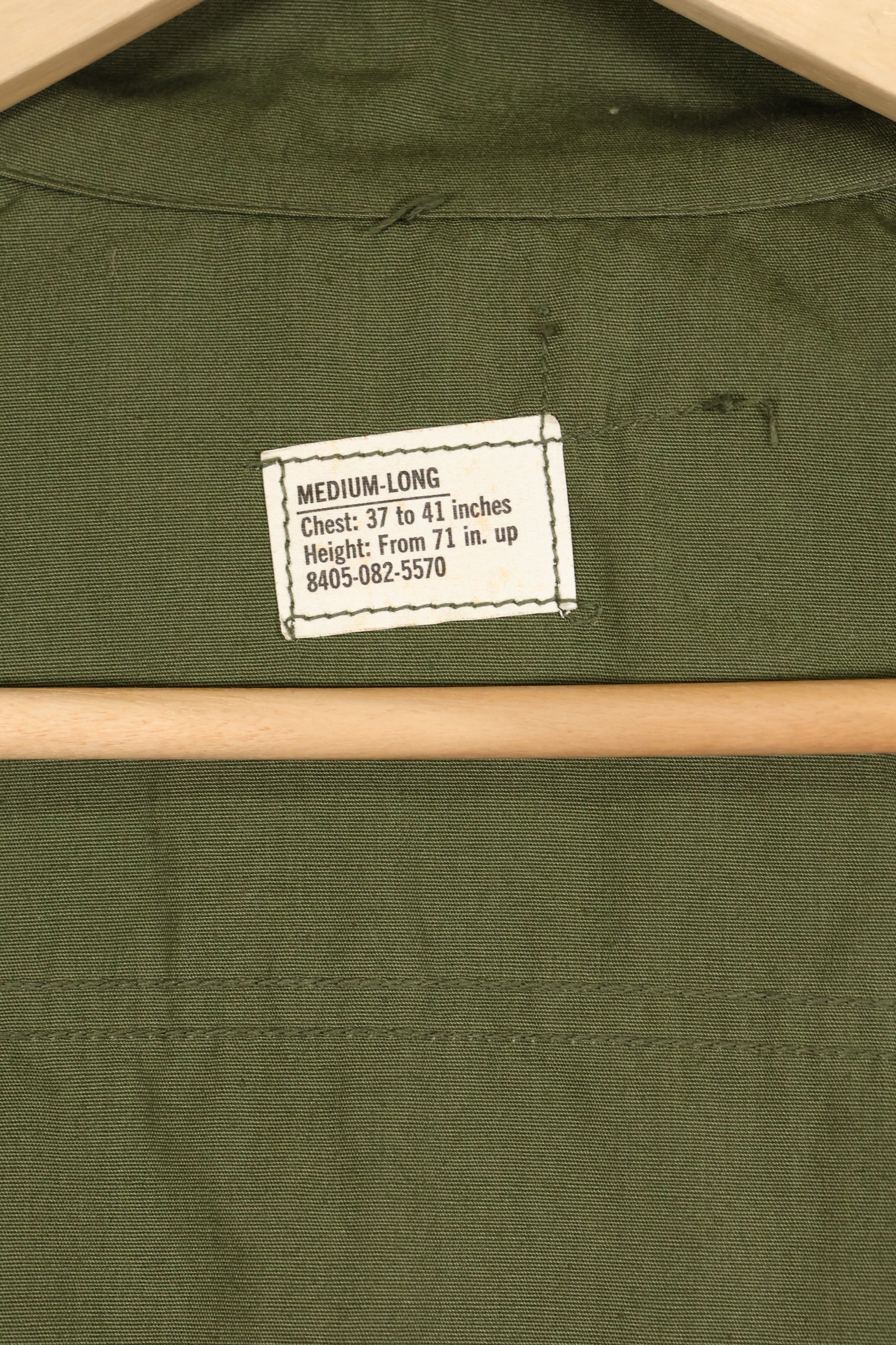 Circa 1967 M-L Deadstock 3rd Model Jungle Fatigue Jacket Non Rip