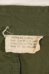 Circa 1967 L-R Non Rip 3rd Model Jungle Fatigue Pants, good condition, used.