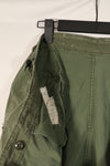 Real 2nd Model Jungle Fatigue Pants with leg ties, large size, stained, used.