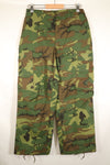 1968 Contract, S-R, Ripstop Fabric, ERDL Leaf Camo, Fatigue Pants, Good Condition, Used