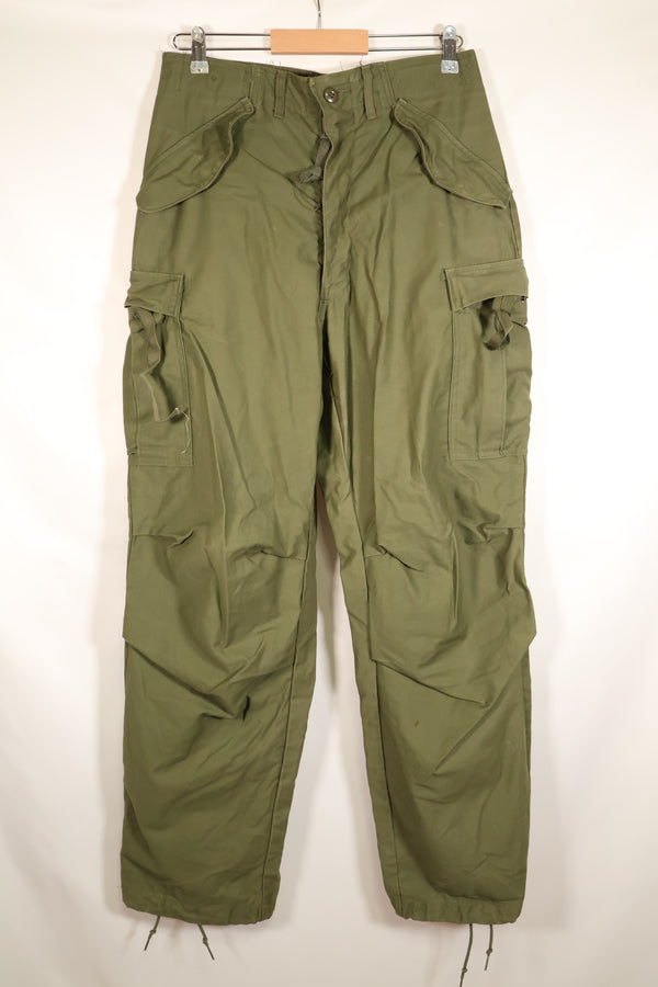 1976年契約　S-L　アメリカ軍　M65 フィールドパンツ　中古品　状態良い