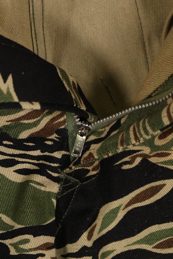 Mid-1960s Deadstock Early Gold Tiger Stripe Pants Size S-R US Cut