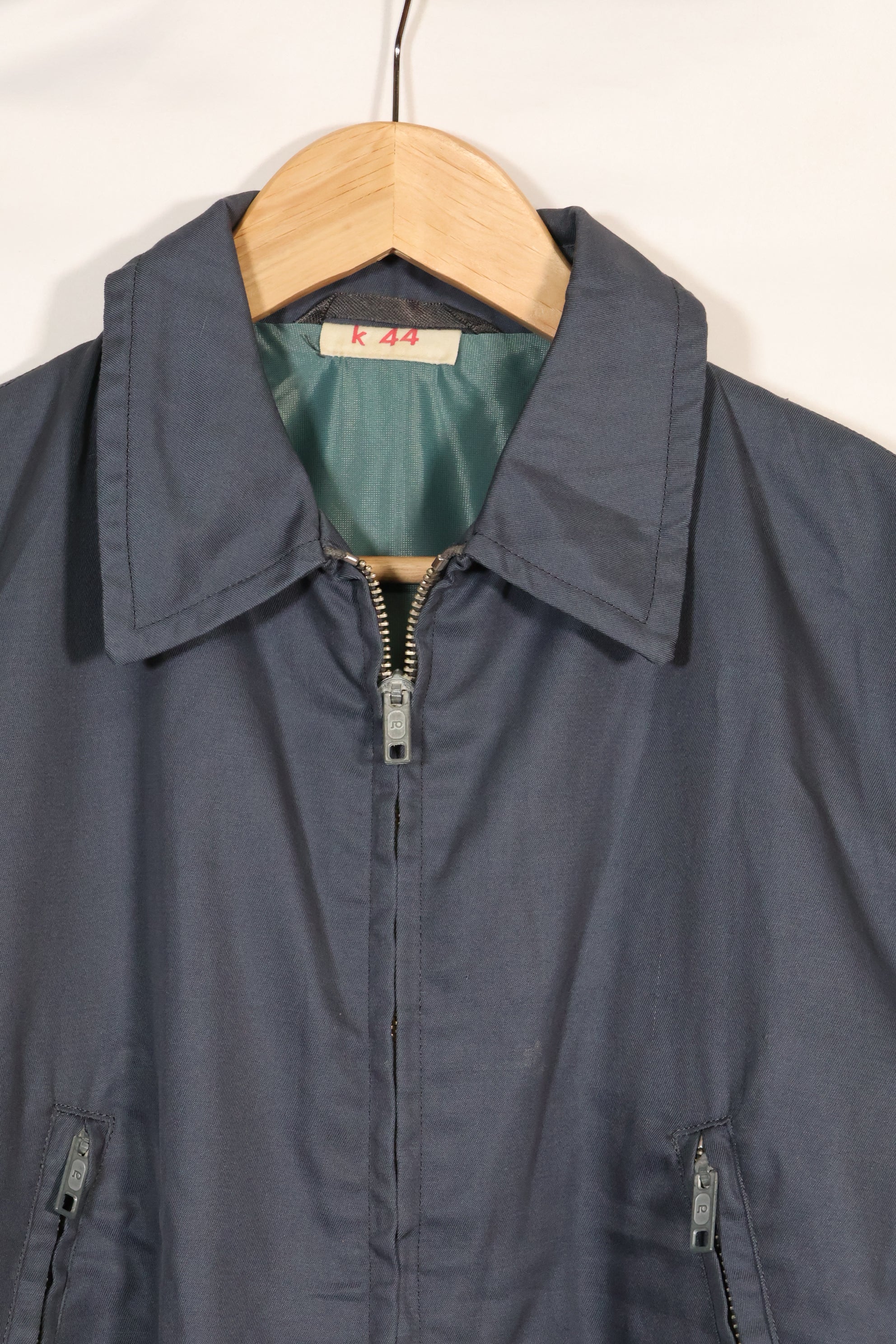 1970s East German military summer flight jacket, privately procured, used.