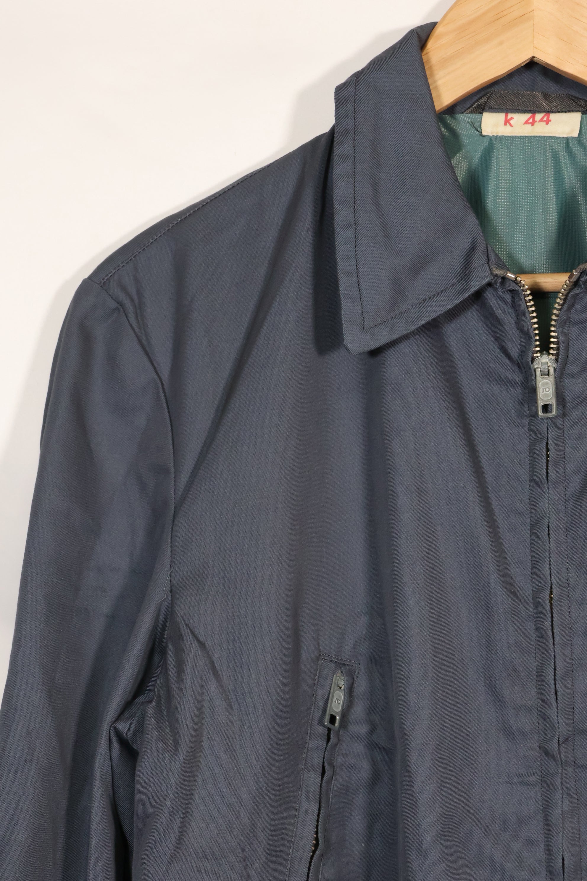 1970s East German military summer flight jacket, privately procured, used.