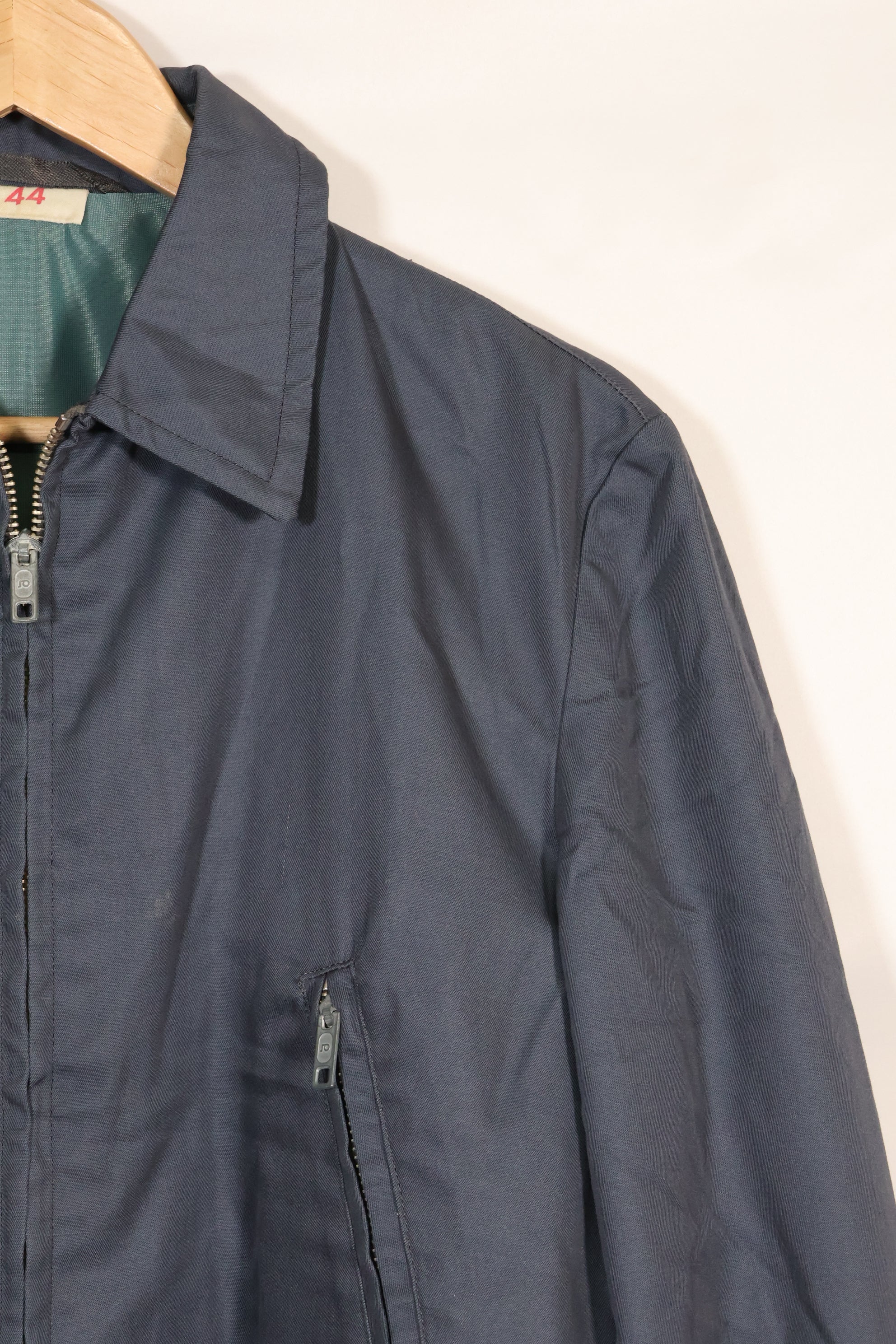 1970s East German military summer flight jacket, privately procured, used.