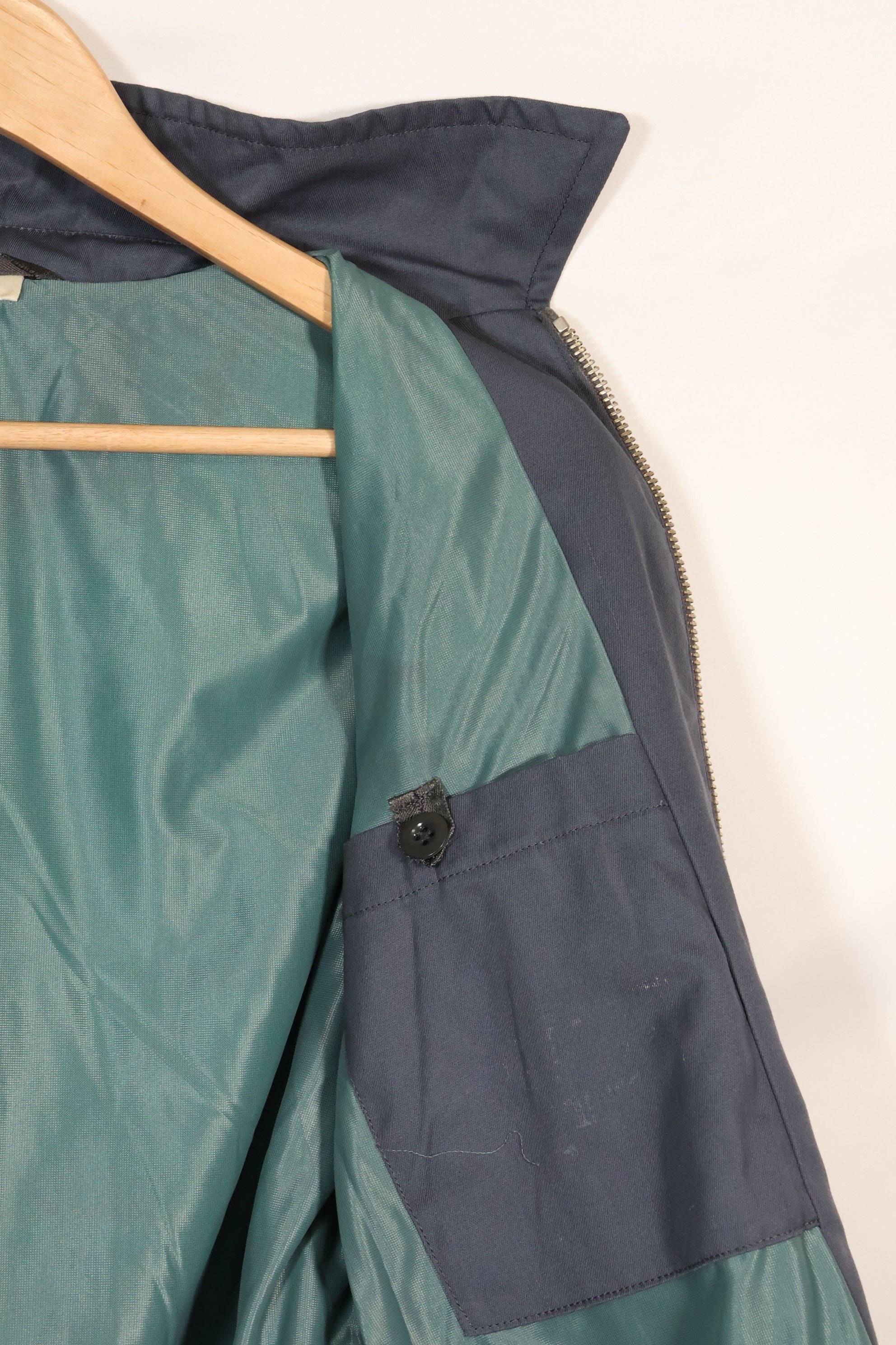 1970s East German military summer flight jacket, privately procured, used.