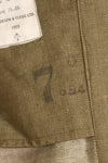 1950年代　サイズ No.7　イギリス軍　陸軍　バトルドレス　コットンデニムジャケット　短ジャケット　中古品