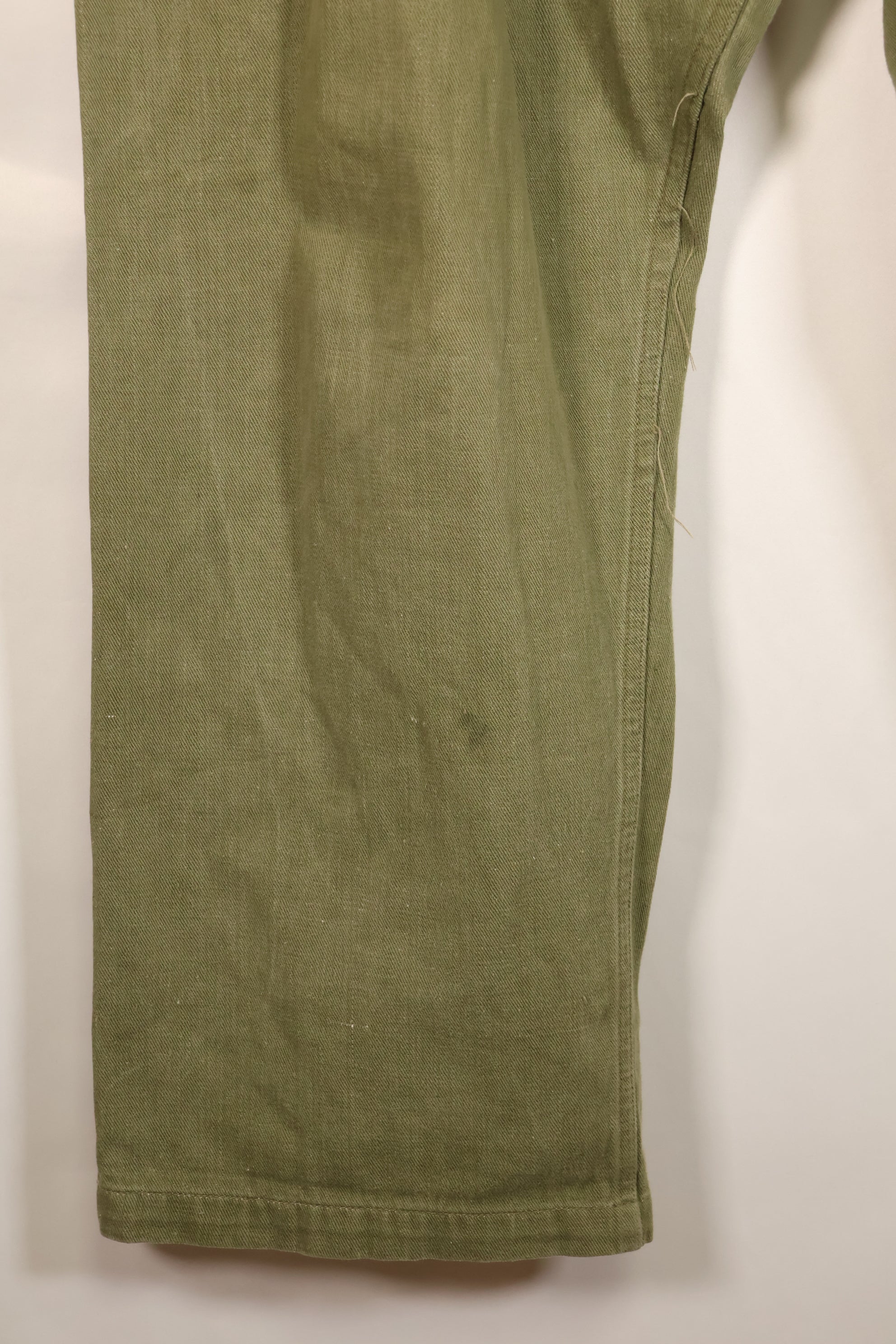 1950s, Size No. 6, British Army Battle Dress Denim Pants, Used