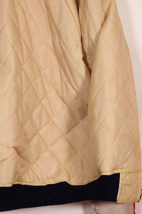 1970's Japan Jacket Used Japan Jacket, red and white, reproduction from that time, with repairs