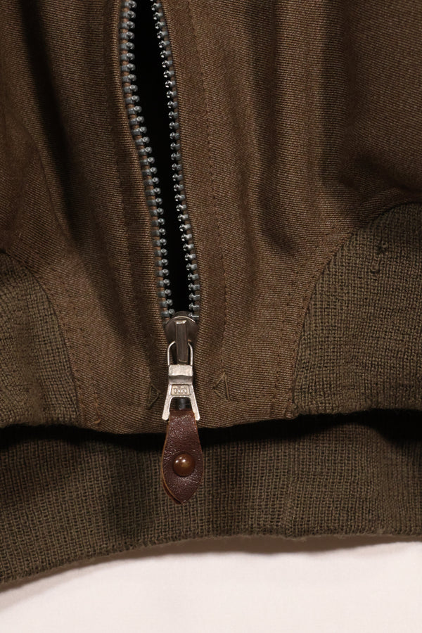 1940's-50's Italian privately procured Giusti flight jacket, blouson, used.