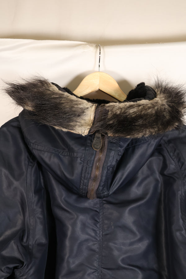 1950年代前半　X-LARGE　アメリカ空軍　N2-A　寒冷地用　フライトジャケット　リブ穴あり　中古品