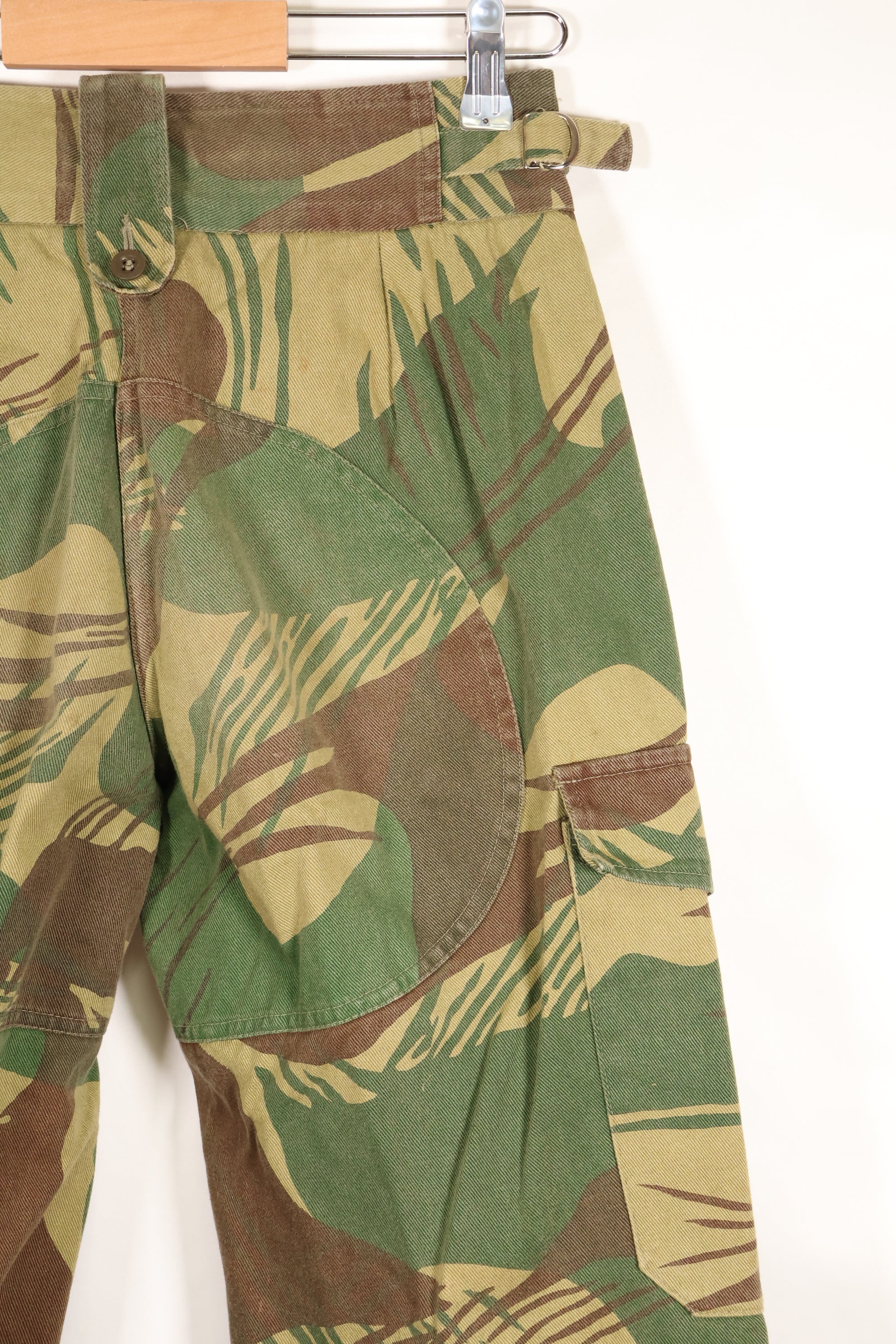 1970s Rhodesian Army Rhodesian camouflage shirt pants set, used.